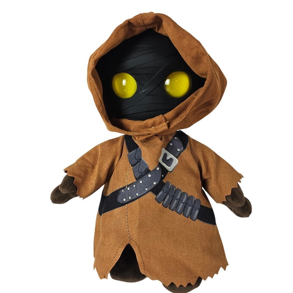 Star Wars Jawa Plush Toy Doll Collectible Hooded Robe 11" Figure Official Mattel
